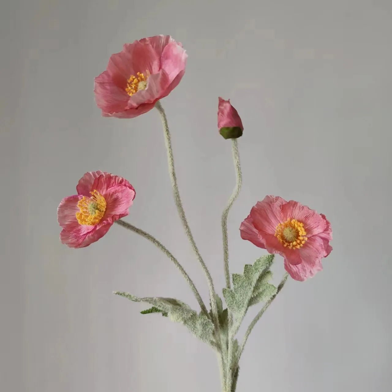 Bouquet de Pivoines Artificielles en Soie pour Mariage - Fleurs Décoratives 16cm - UniqNoces