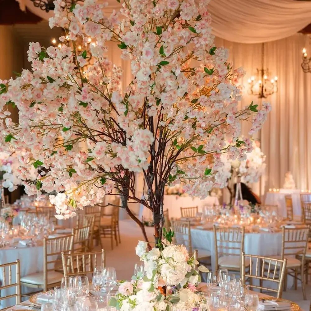 Guirlande de fleurs artificielles Sakura 180 cm pour décoration de mariage et événements - UniqNoces