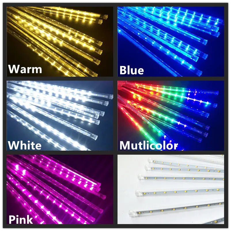 Guirlande Lumineuse LED Pluie de Météores pour Mariage et Décorations de Fête - UniqNoces