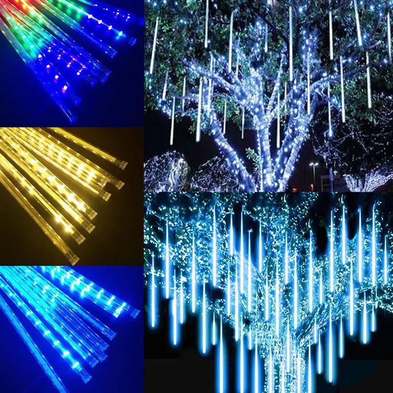 Guirlande Lumineuse LED Pluie de Météores pour Mariage et Décorations de Fête - UniqNoces