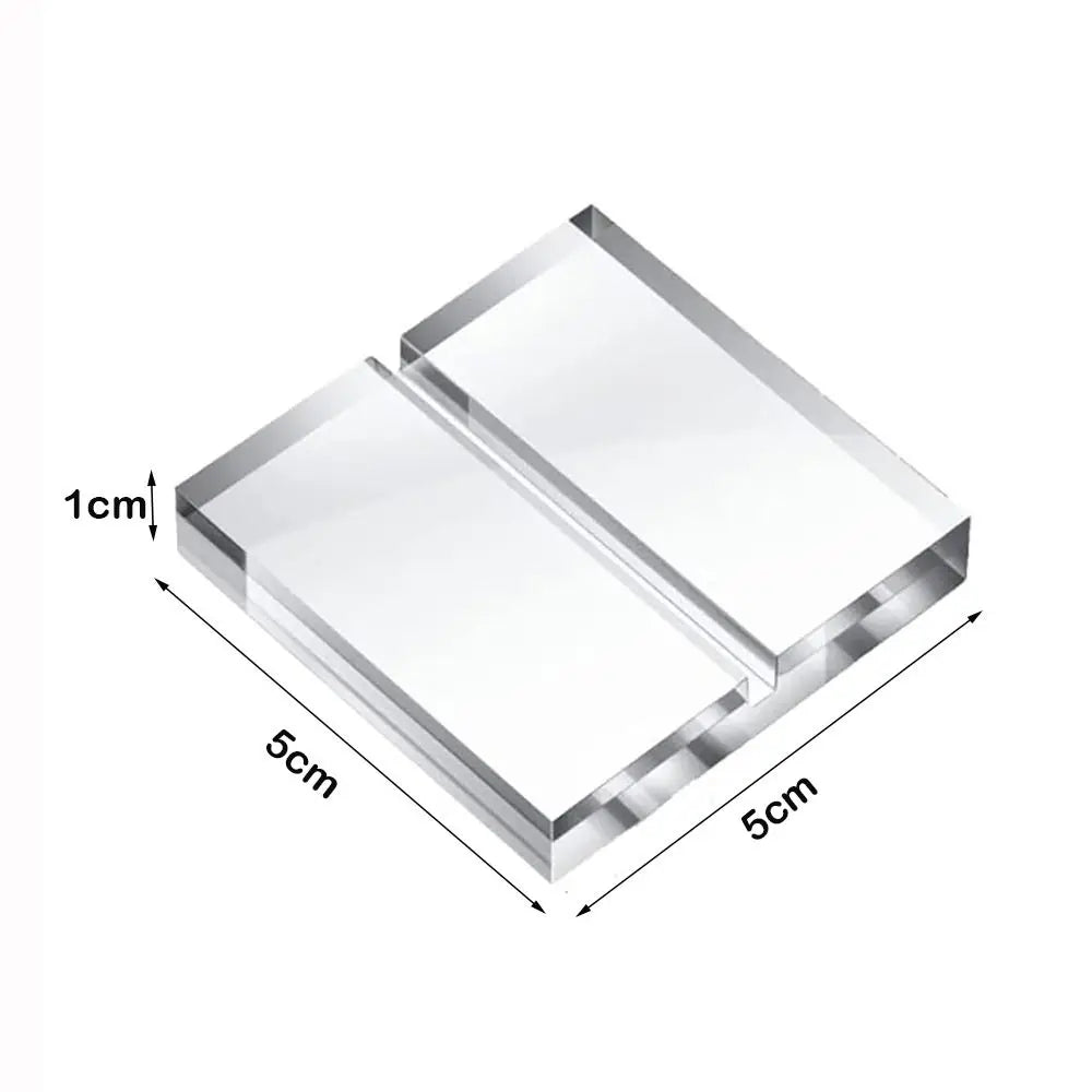 Porte - numéros en acrylique transparent pour mariage - Support de numéro de table et affichage de photos - UniqNoces