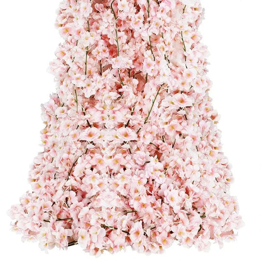 Guirlande de fleurs artificielles Sakura 180 cm pour décoration de mariage et événements - UniqNoces