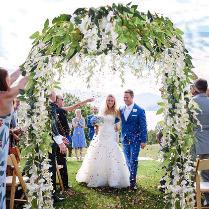 Guirlande de Glycine Artificielle 1.8m pour Décoration de Mariage - UniqNoces