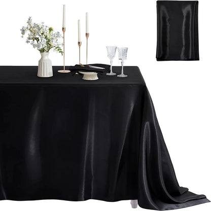 Nappes Satin Rectangulaires Mariage - Décoration Événements et Réceptions - UniqNoces