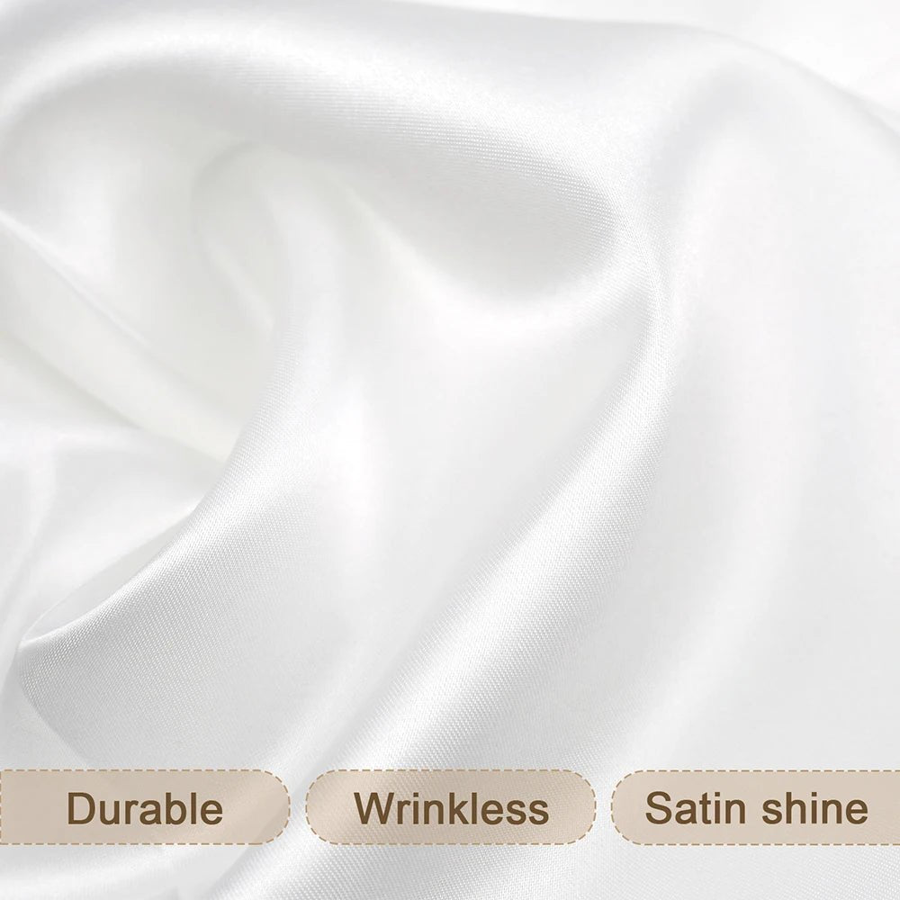 Nappes Satin Rectangulaires Mariage - Décoration Événements et Réceptions - UniqNoces