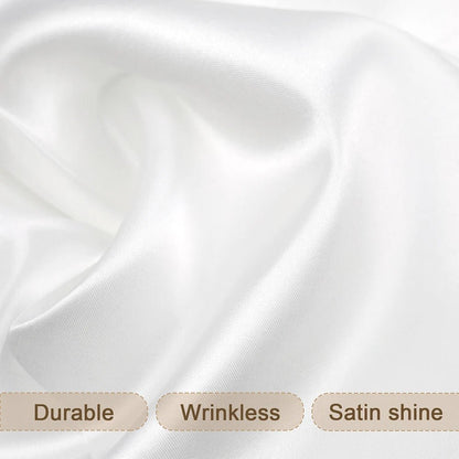 Nappes Satin Rectangulaires Mariage - Décoration Événements et Réceptions - UniqNoces