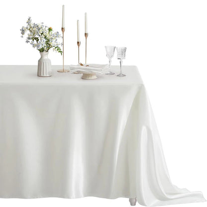 Nappes Satin Rectangulaires Mariage - Décoration Événements et Réceptions - UniqNoces