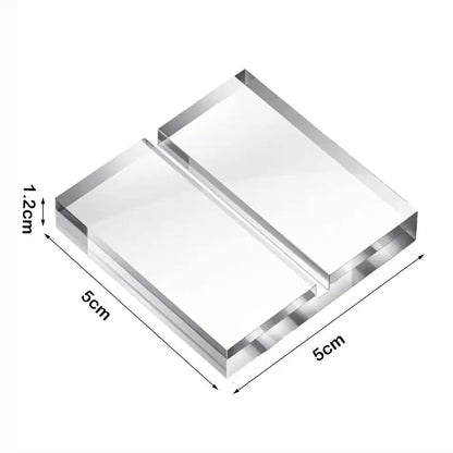 Porte - numéros en acrylique transparent pour mariage - Support de numéro de table et affichage de photos - UniqNoces
