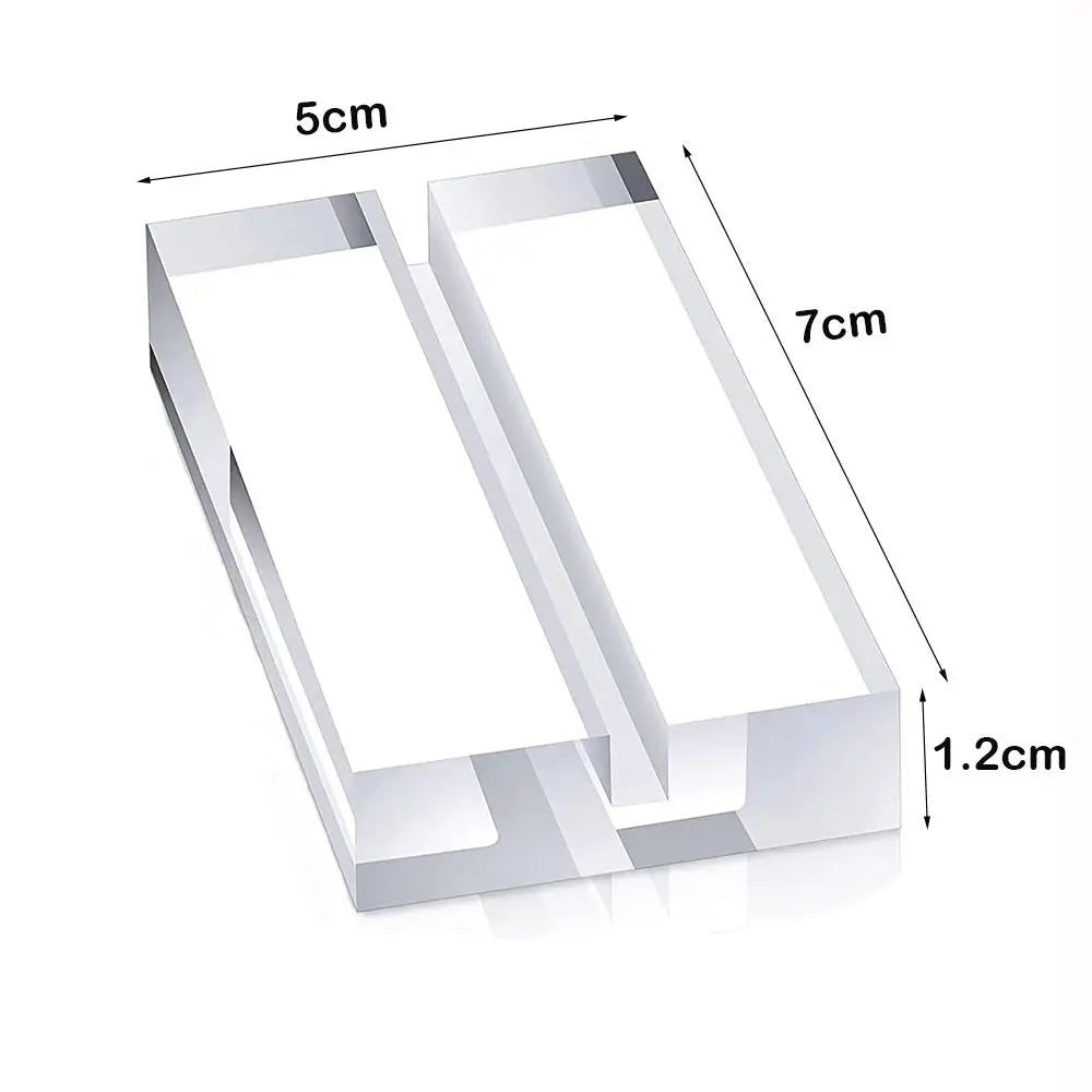 Porte - numéros en acrylique transparent pour mariage - Support de numéro de table et affichage de photos - UniqNoces