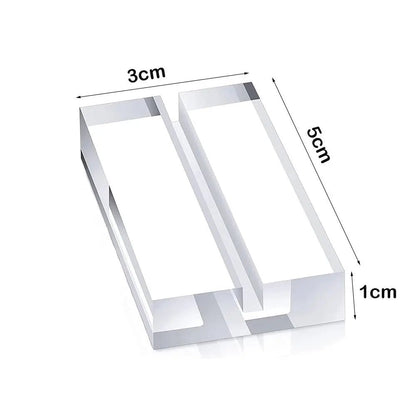 Porte - numéros en acrylique transparent pour mariage - Support de numéro de table et affichage de photos - UniqNoces