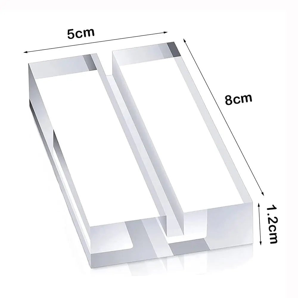 Porte - numéros en acrylique transparent pour mariage - Support de numéro de table et affichage de photos - UniqNoces