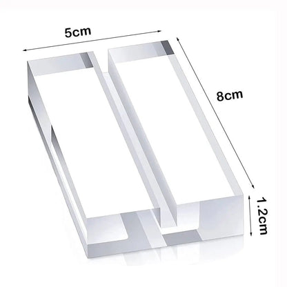 Porte - numéros en acrylique transparent pour mariage - Support de numéro de table et affichage de photos - UniqNoces