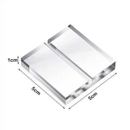 Porte - numéros en acrylique transparent pour mariage - Support de numéro de table et affichage de photos - UniqNoces